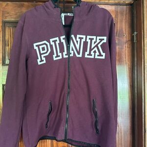 PINK Victoria's Secret Maroon Hoodie